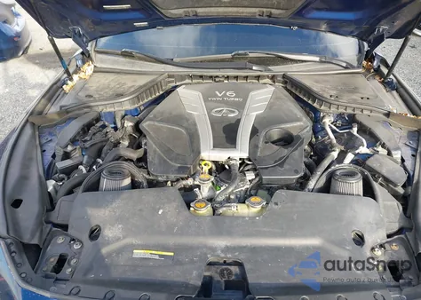 2017 Infiniti Q50 Red Sport 400 from USA, damaged, VIN JN1FV7AR0HM872025